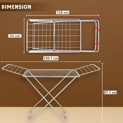Stainless Steel Foldable Clothes Drying Stand