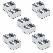 7-Slot Fabric Clothes Organizer for Wardrobe