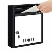Home Letter Box with Window View & Key Lock