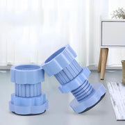 HOMIFLY Washing Machine Vibration Pads Stands with Anti-Slip Rubber (Blue-4 Pcs Set)