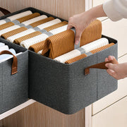 Fabric Wardrobe Organizer & Storage Boxes