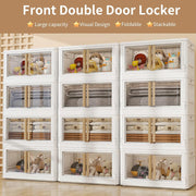 Double Door Plastic Storage Cupboard