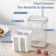 HOMIFLY Greek Yogurt & Curd Maker Hung Curd Strainer Box Perfect for Homemade Yogurt (1100ml)