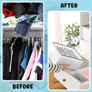 7-Slot Fabric Clothes Organizer for Wardrobe