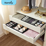 24-Compartment Wardrobe Organizer for Underwear