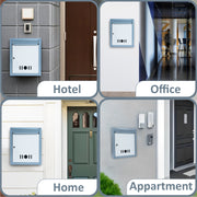 Home Letter Box with Window View & Key Lock