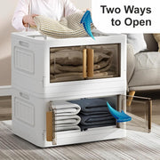 Double Door Plastic Storage Cupboard