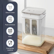 HOMIFLY Greek Yogurt & Curd Maker Hung Curd Strainer Box Perfect for Homemade Yogurt (1100ml)
