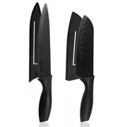 JD FRESH Premium 3 Piece Kitchen Knife Set/Stainless Steel Blades/Sharp Edge Cutting Chef Knifes for Chopping Vegetables/Fruits/Chaku/Multipurpose Knife/Kitchen Tools (Blue)