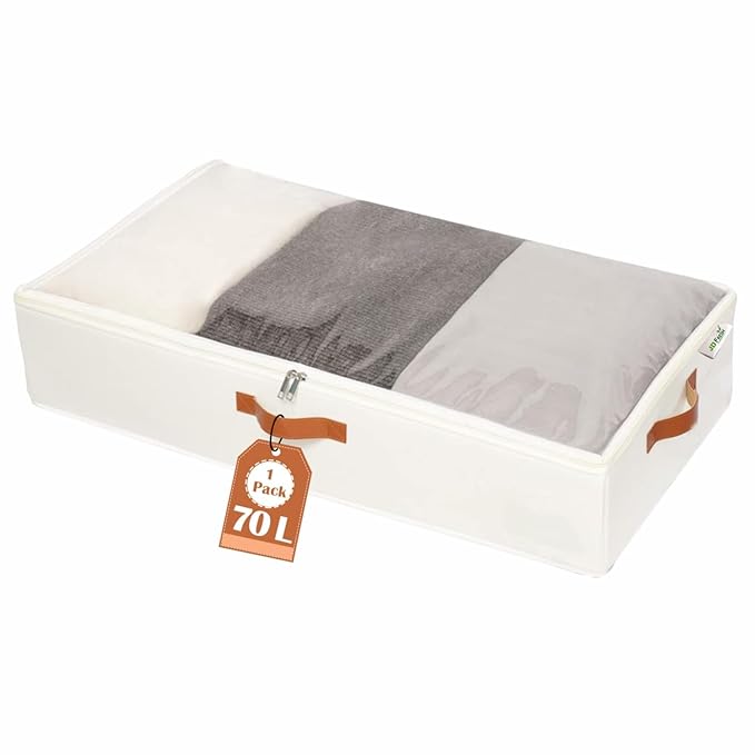 Non-Woven Cloths Storage Bag with Double-Open Lid