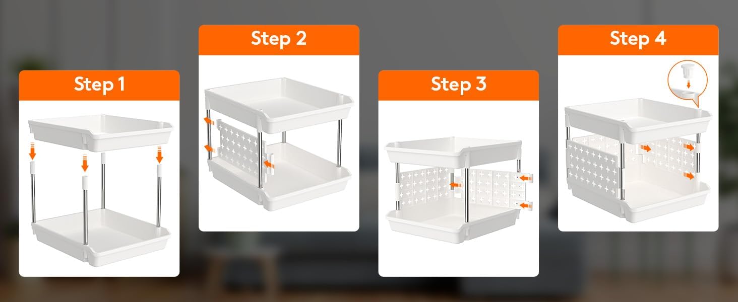Homifly Multipurpose Plastic Storage Drawer Organizer|Shelves Storage for Office, kids Room and Pantry