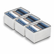 7-Slot Fabric Clothes Organizer for Wardrobe