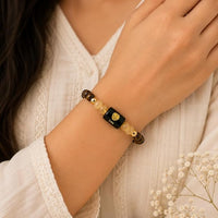 Leo (सिंह) - Zodiac Crystal Bracelet for Women & Men