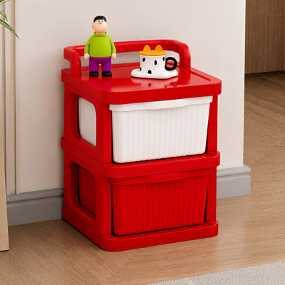 Plastic Drawer Organizer with Wheels