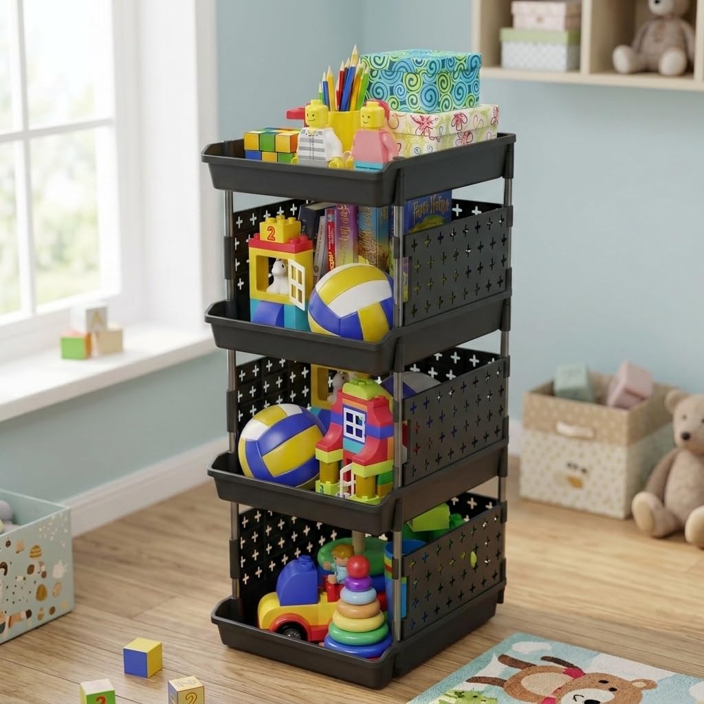 Homifly Multipurpose Plastic Storage Drawer Organizer|Shelves Storage for Office, kids Room and Pantry