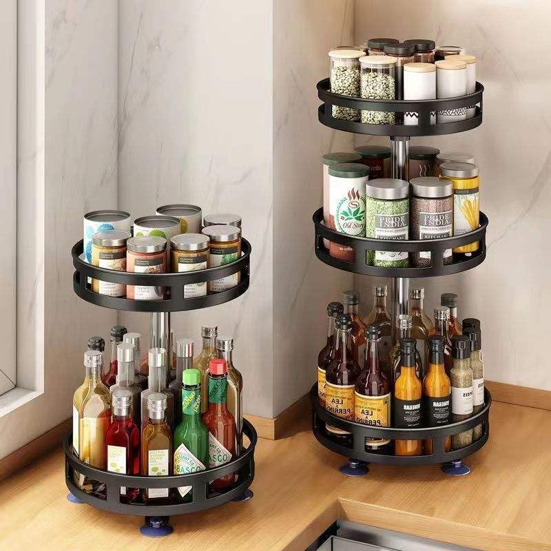 360° Rotating Spice Rack Organiser