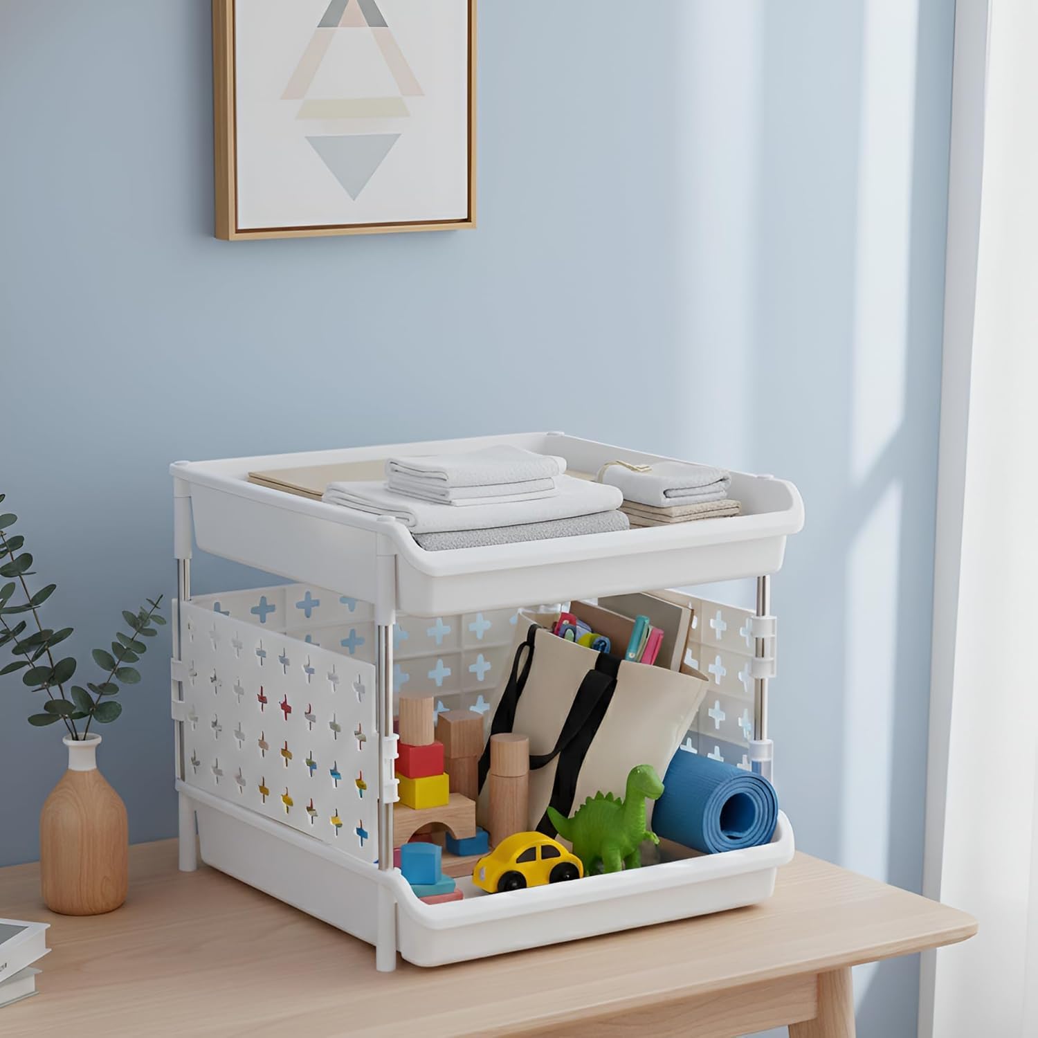 Homifly Multipurpose Plastic Storage Drawer Organizer|Shelves Storage for Office, kids Room and Pantry
