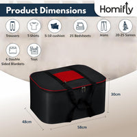 69 Liters Large Underbed Storage Bags for Clothes