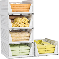 Stackable Wardrobe Storage Organizer For Cloth Storage