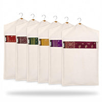 Hanging Cotton Saree Covers With Zip