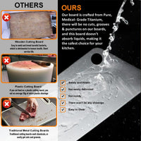 Extra Large Corner 304 Stainless Steel Chopping Board