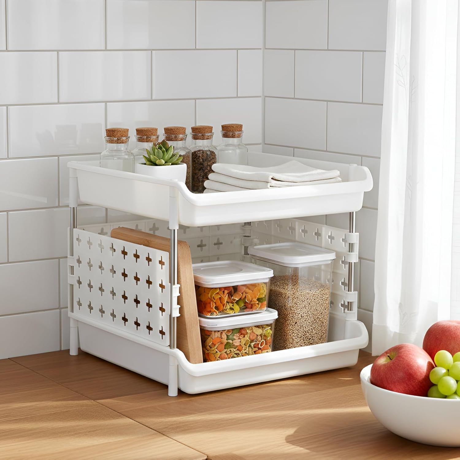 Homifly Multipurpose Plastic Storage Drawer Organizer|Shelves Storage for Office, kids Room and Pantry