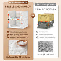 Stackable Wardrobe Storage Organizer For Cloth Storage