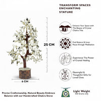 Moonstone Crystal Chakra Tree/Handcrafted Gemstone Tree
