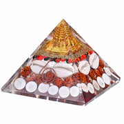JD FRESH Laxmi Pyramid/Rudraksha/Kodi/Gomati Chakra/Shree Yantra/Pooja Pyramid Vastu for Home for Good Luck/Money & Wealth/Spiritual Gift/Showpiece for Living Room/Home Décor