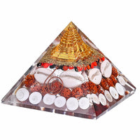 Homifly Laxmi Pyramid/Rudraksha/Kodi/Gomati Chakra/Shree Yantra/Pooja Pyramid Vastu for Home for Good Luck/Money & Wealth