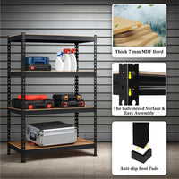 HOMIFLY Extra Large Metal Shelf Rack|Adjustable Boltless Shelving Unit|Heavy Duty Display Rack Organizer for Garage|Tool-Free Assembly and Rust-Resistant