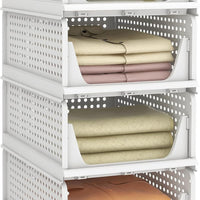 Stackable Wardrobe Storage Organizer For Cloth Storage