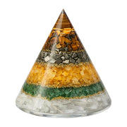 JD FRESH Laxmi Pyramid/Rudraksha/Kodi/Gomati Chakra/Shree Yantra/Pooja Pyramid Vastu for Home for Good Luck/Money & Wealth/Spiritual Gift/Showpiece for Living Room/Home Décor