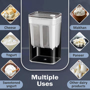 HOMIFLY Greek Yogurt & Curd Maker Hung Curd Strainer Box Perfect for Homemade Yogurt (1100ml)