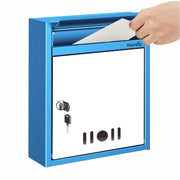 Home Letter Box with Window View & Key Lock