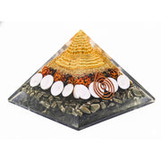 JD FRESH Laxmi Pyramid/Rudraksha/Kodi/Gomati Chakra/Shree Yantra/Pooja Pyramid Vastu for Home for Good Luck/Money & Wealth/Spiritual Gift/Showpiece for Living Room/Home Décor