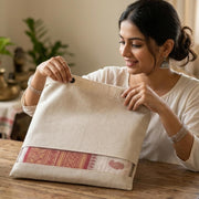JD FRESH 12 Pcs Saree Covers For Storage/Cotton Storage Bags For Clothes/Multi-Purpose Lehenga Storage Bag/Clothes Covers For Dresses/Sarees/Lehengas (14X16 Inch, Brown),Clothing