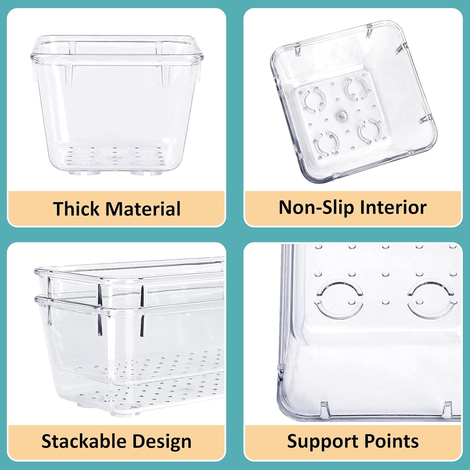 Multipurpose Drawer Organizer (Set of 20)