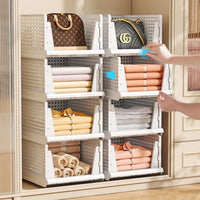 Stackable Wardrobe Storage Organizer For Cloth Storage