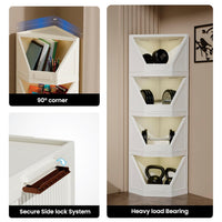 Foldable Corner Storage Cupboard