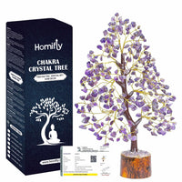 Chakra Amethyst Crystal Tree/for Positive Energy