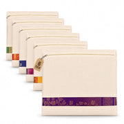HOMIFLY Cotton Saree Bags/Covers For Storage/Zip Closure For Clothes Bags And Wardrobe Organizer With Window- (16 X 14 Inches)