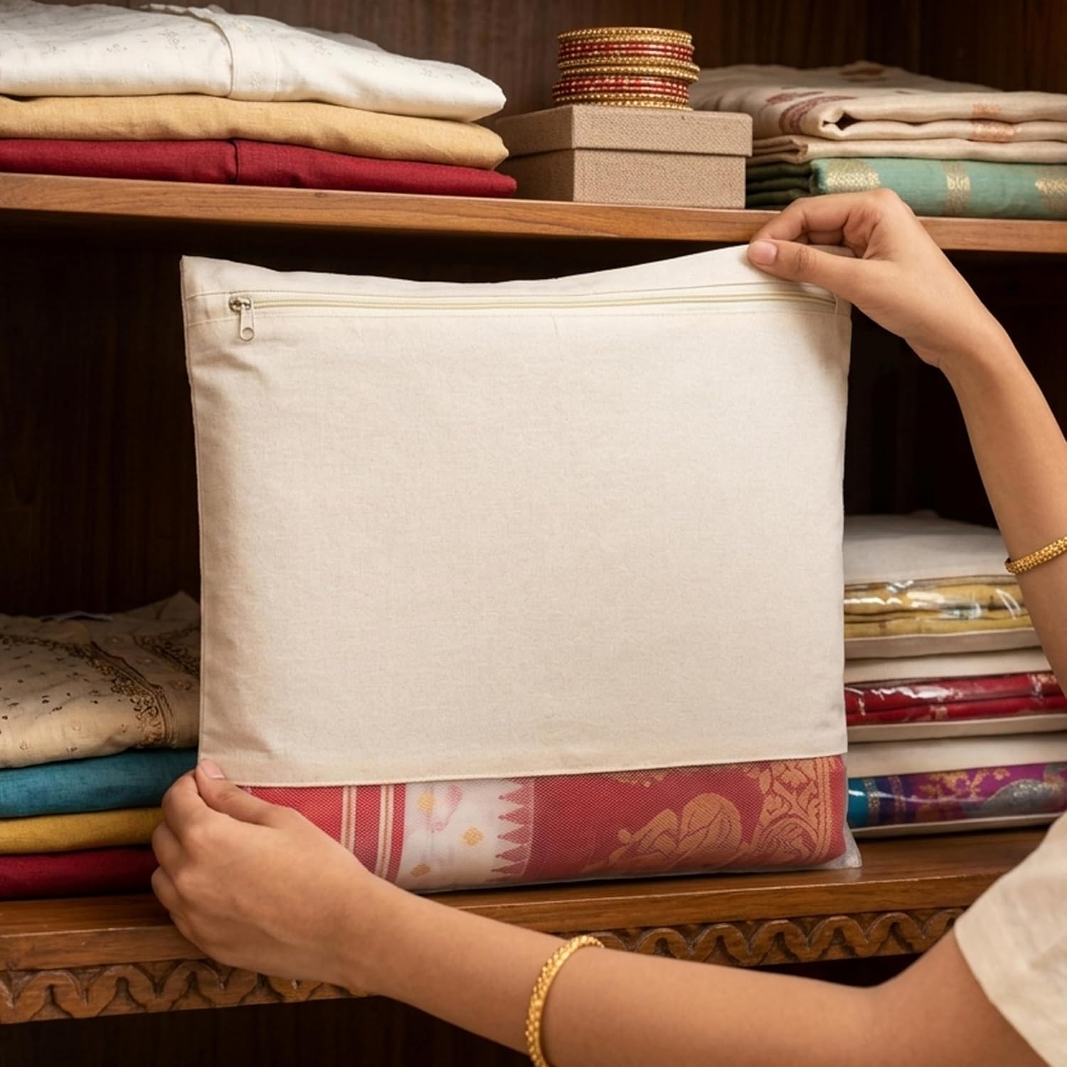 Cotton Saree Bags/Covers For Storage