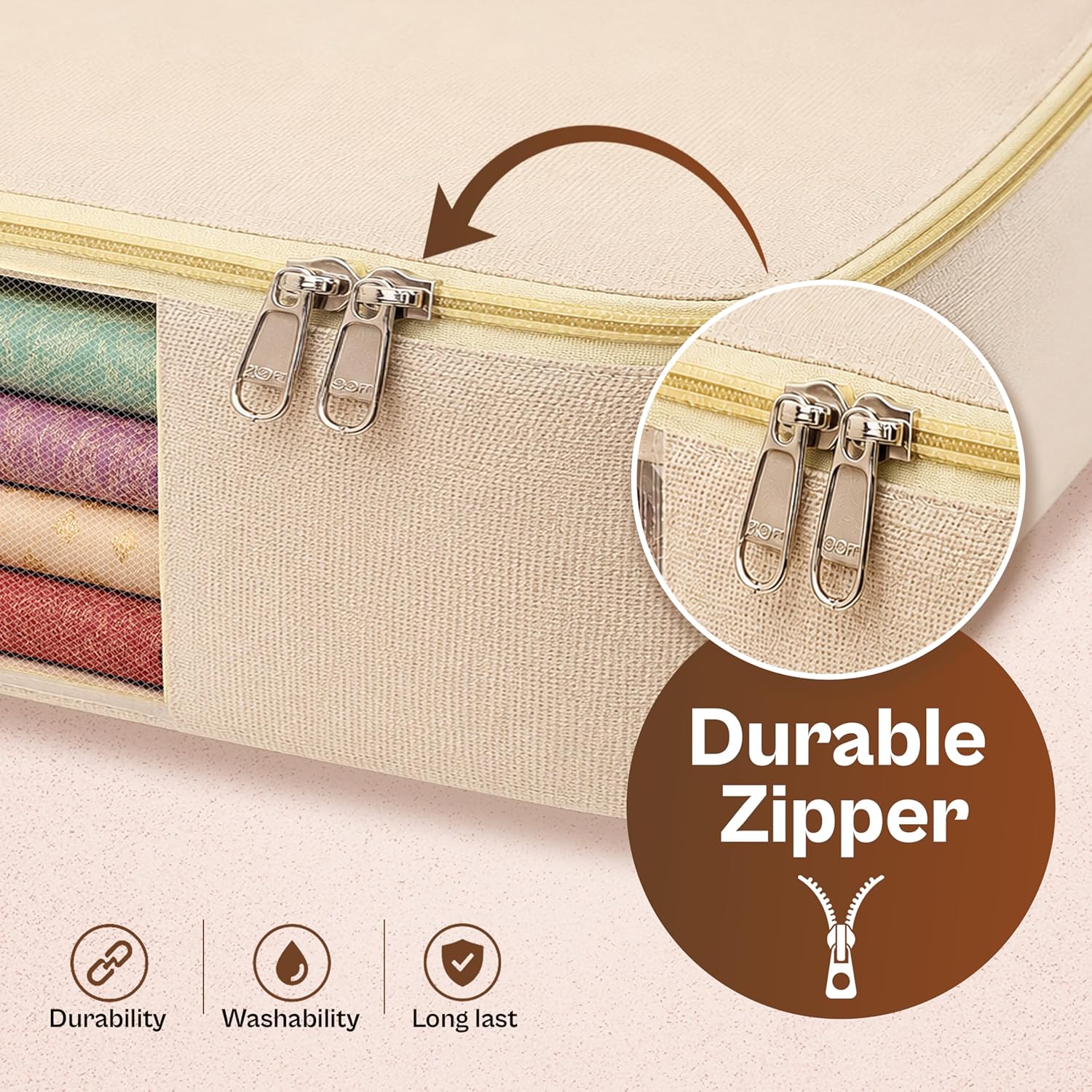 Cotton Saree Cover for Wardrobe