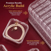 Acrylic Jewellery Organizer Box Set