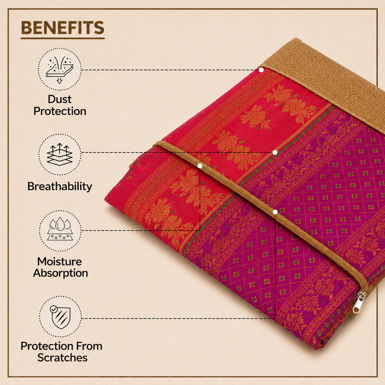Large Non Woven Saree Covers For Storage