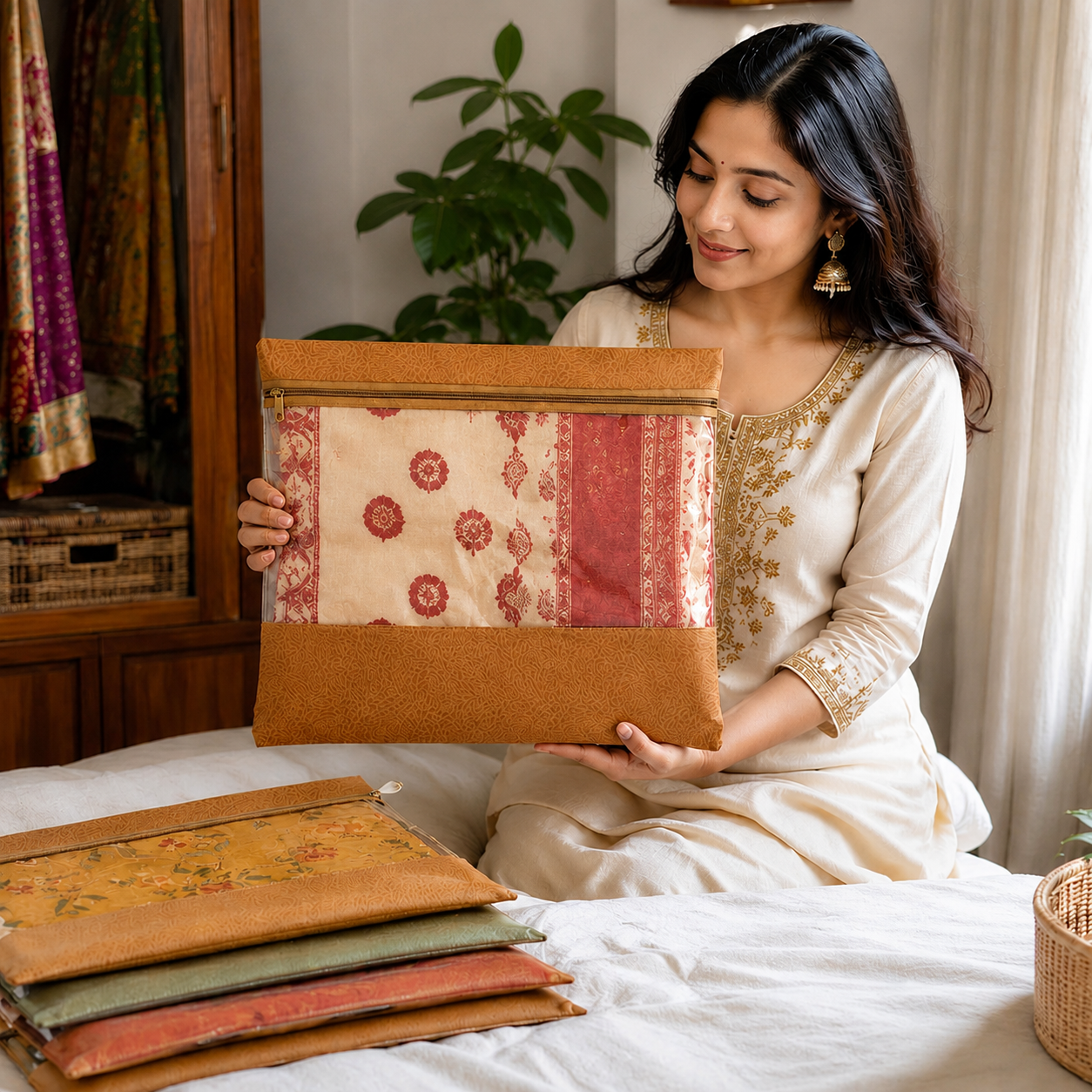 Large Non Woven Saree Covers For Storage