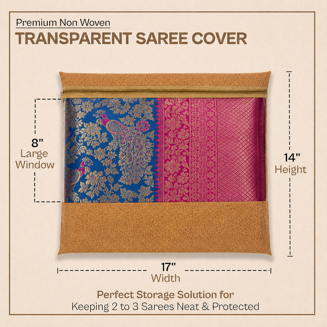 Large Non Woven Saree Covers For Storage