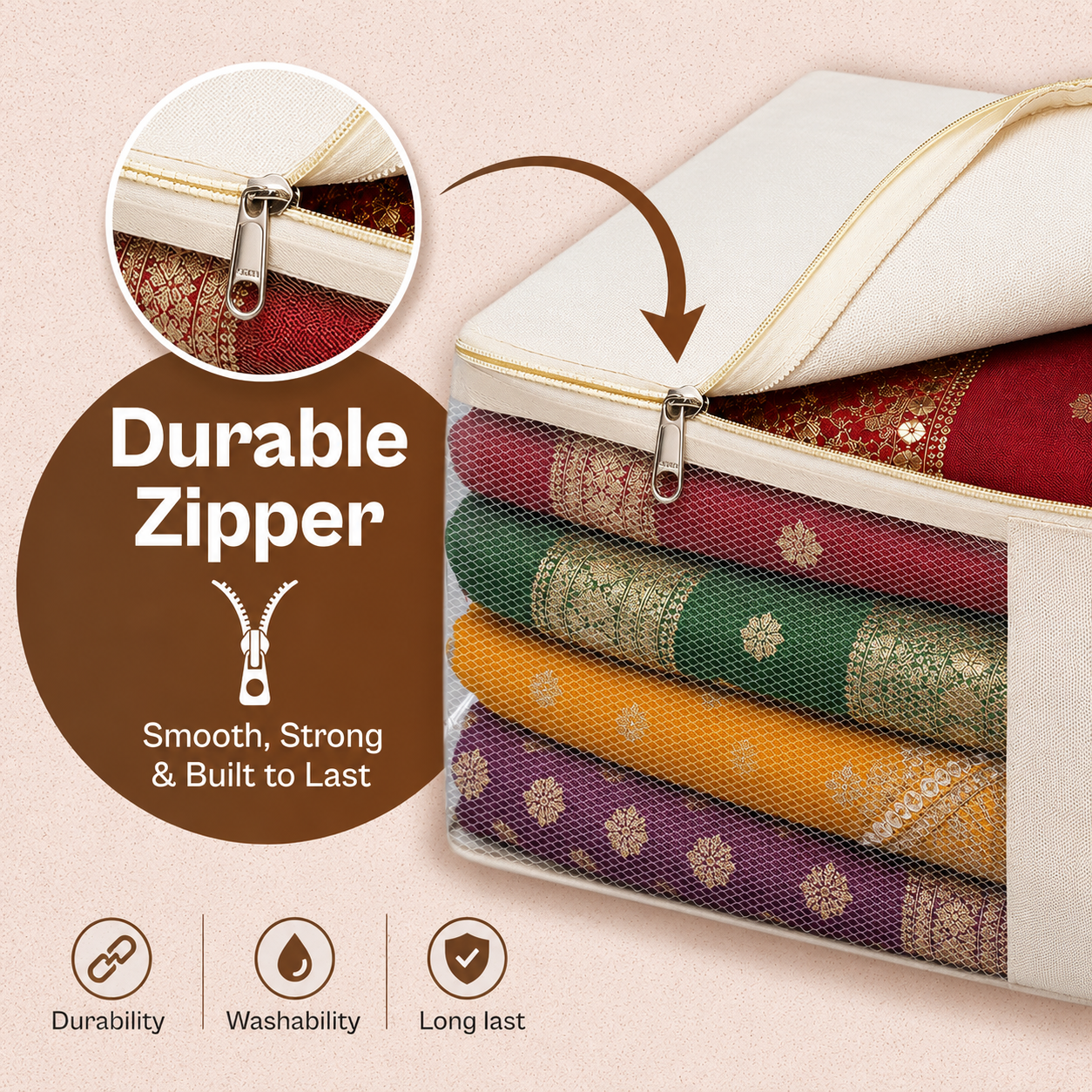 Canvas Cotton Blouse Organizer for Wardrobe