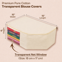 Canvas Cotton Blouse Organizer for Wardrobe